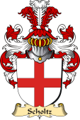 v.23 Coat of Family Arms from Germany for Scholtz