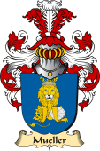 v.23 Coat of Family Arms from Germany for Mueller