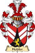 v.23 Coat of Family Arms from Germany for Heidler