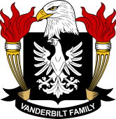 Coat of arms used by the Vanderbilt family in the United States of America
