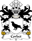 Welsh Coat of Arms for Corbet (Shropshire, Medieval Welsh Rolls)
