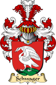 v.23 Coat of Family Arms from Germany for Schwager