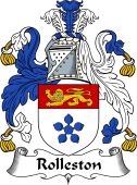 English Coat of Arms for the family Rolleston