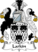 English Coat of Arms for the family Larkin