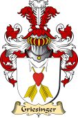 v.23 Coat of Family Arms from Germany for Griesinger