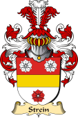 v.23 Coat of Family Arms from Germany for Strein