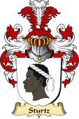 v.23 Coat of Family Arms from Germany for Sturtz