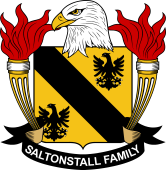 Coat of arms used by the Saltonstall family in the United States of America