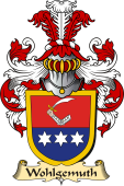v.23 Coat of Family Arms from Germany for Wohlgemuth