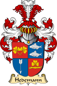 v.23 Coat of Family Arms from Germany for Hedemann