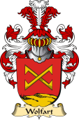 v.23 Coat of Family Arms from Germany for Wolfart
