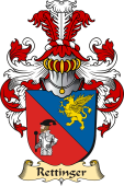 v.23 Coat of Family Arms from Germany for Rettinger