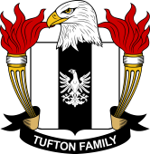 Coat of arms used by the Tufton family in the United States of America