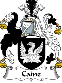 English Coat of Arms for the family Caine