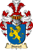 v.23 Coat of Family Arms from Germany for Sturzel