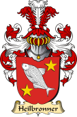 v.23 Coat of Family Arms from Germany for Heilbronner