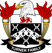 Coat of arms used by the Turner family in the United States of America