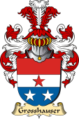 v.23 Coat of Family Arms from Germany for Grosshauser
