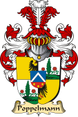 v.23 Coat of Family Arms from Germany for Poppelmann