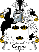 English Coat of Arms for the family Capper