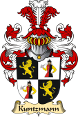 v.23 Coat of Family Arms from Germany for Kuntzmann
