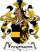 German Wappen Coat of Arms for Freymann