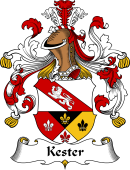 German Wappen Coat of Arms for Kester