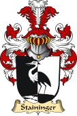 v.23 Coat of Family Arms from Germany for Staininger