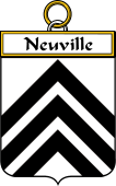 French Coat of Arms Badge for Neuville