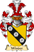 v.23 Coat of Family Arms from Germany for Winder