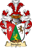 v.23 Coat of Family Arms from Germany for Strigler