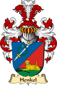 v.23 Coat of Family Arms from Germany for Henkel