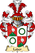v.23 Coat of Family Arms from Germany for Loder
