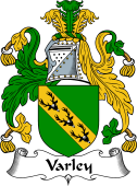 English Coat of Arms for the family Varley
