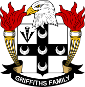Coat of arms used by the Griffiths family in the United States of America