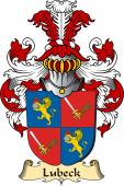 v.23 Coat of Family Arms from Germany for Lubeck