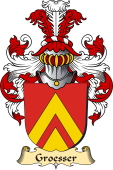 v.23 Coat of Family Arms from Germany for Groesser
