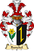 v.23 Coat of Family Arms from Germany for Runckel