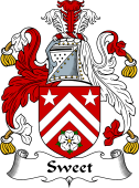 English Coat of Arms for the family Sweet