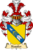 v.23 Coat of Family Arms from Germany for Kussler