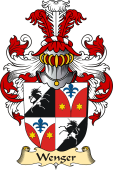 v.23 Coat of Family Arms from Germany for Wenger