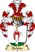 v.23 Coat of Family Arms from Germany for Richter