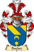 v.23 Coat of Family Arms from Germany for Rucker