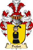 v.23 Coat of Family Arms from Germany for Probst