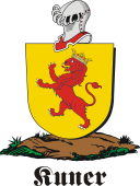 German shield on a mount for Kuner