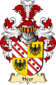 v.23 Coat of Family Arms from Germany for Heer