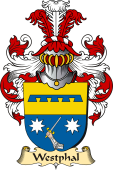 v.23 Coat of Family Arms from Germany for Westphal