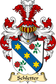 v.23 Coat of Family Arms from Germany for Schletter