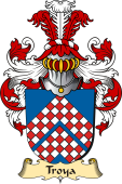v.23 Coat of Family Arms from Germany for Troya
