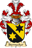 v.23 Coat of Family Arms from Germany for Sternecker